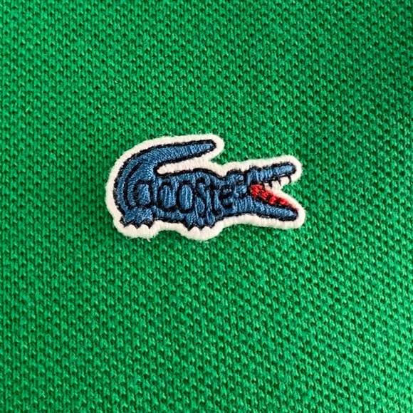LACOSTE Green Embroidery Cotton Polo Polo - Picture 4 of 6